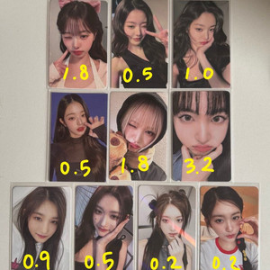 아이브 포카 양도판매 합니다 원영리즈이서가을레이유진사웨