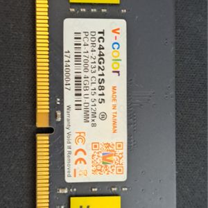 V-COLOR DDR4 4GB : 중고 제품