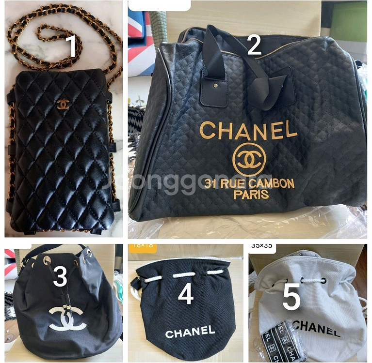 샤넬정품 페이던트 지갑 가방--9