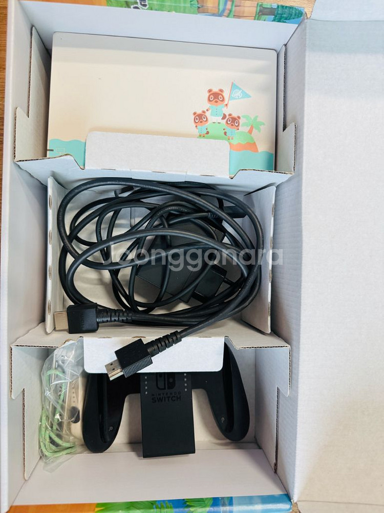 닌텐도스위치 동물의숲에디션 (배터리개선, 칩 따로 팜)--2