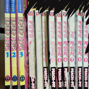 캐릭캐릭체인지 만화책 구판 1~9, 애니메이션 1~3