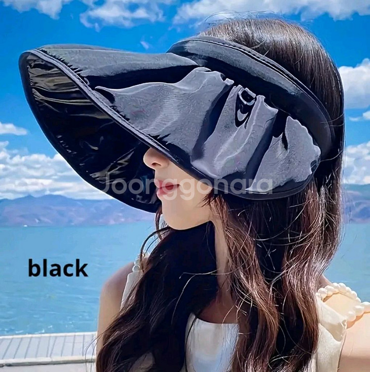블랙 썬캡 새상품--0