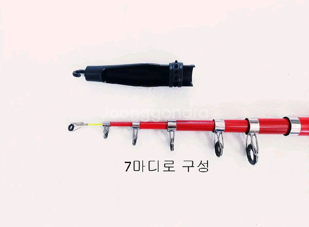 루어낚시대2대+원투대3.4m2대+릴4대+삼각받침대--4
