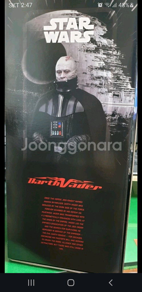 핫토이 다스베이더 제다이의 귀환 40주년 판매합니다--2