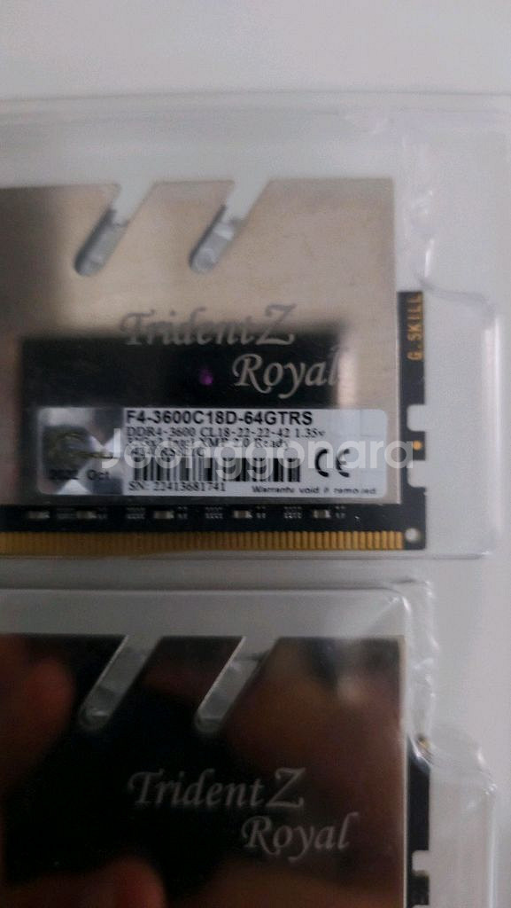ddr4 3600 64gb(32x2) 지스킬 로얄 실버--4