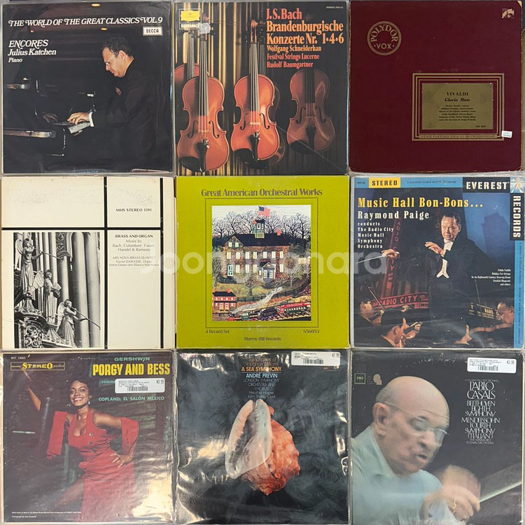 클래식 LP 바이닐 29개 바흐 베토벤 브람스 등--4