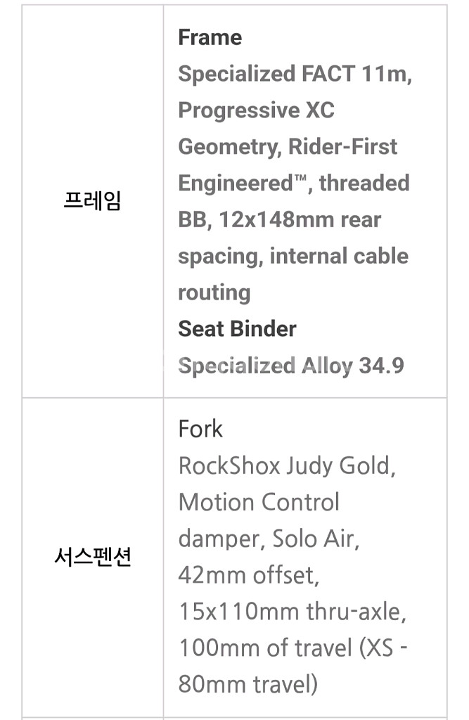 스페셜라이즈드 mtb 에픽 하드테일(L)2022--6