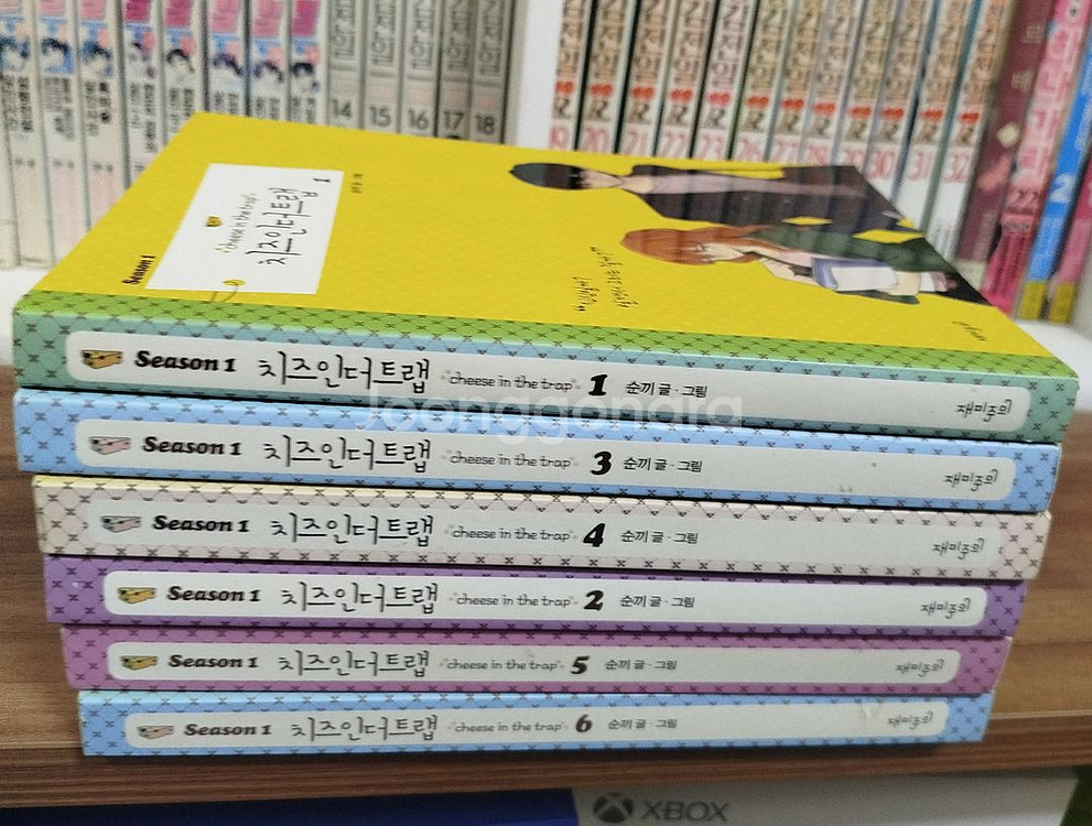 웹툰 만화책 치즈인더트랩 시즌1 1-6완결--0