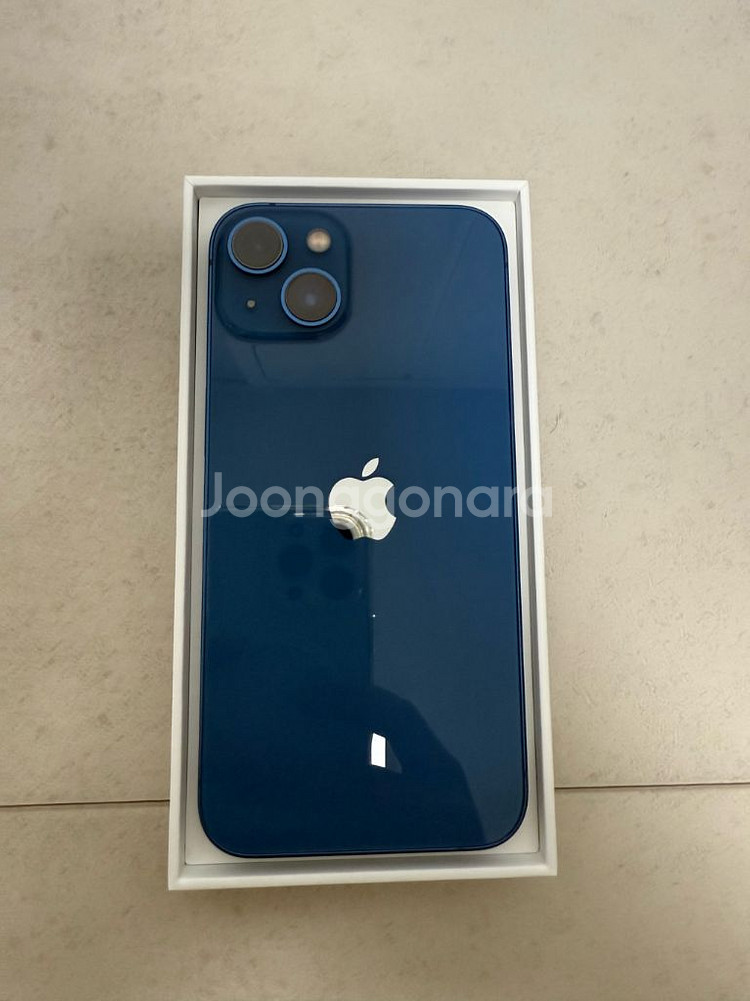 아이폰13 블루 128GB 풀박스--1