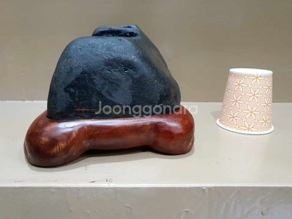 수석 돌 물형석 해태상 좌대 수집--2