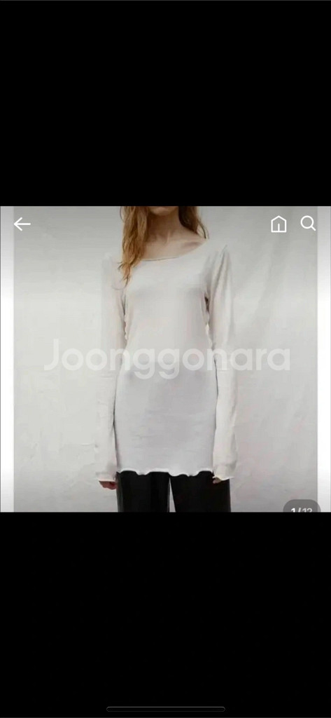 (새상품) 마뗑킴 러플탑--1