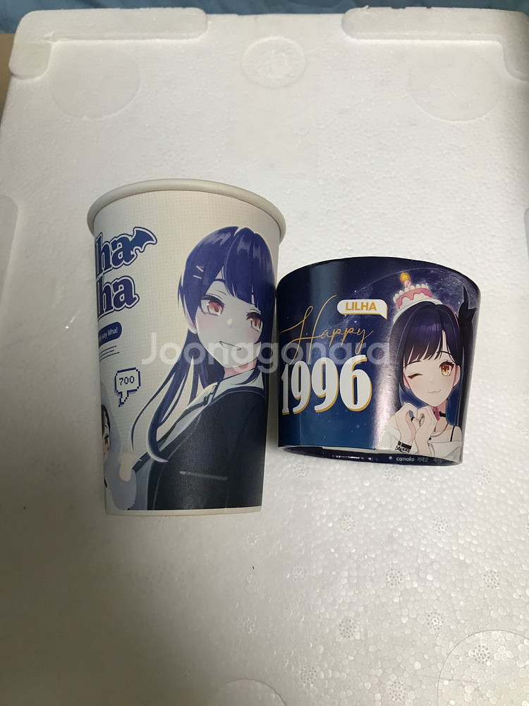 릴파 생일카페 2종일괄!! 이세돌 차세돌 이세페 팝업봤--0