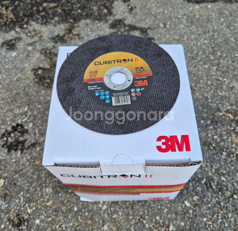 3M큐비트론5인치절단석 그라인더날 컷팅날 절삭날--0
