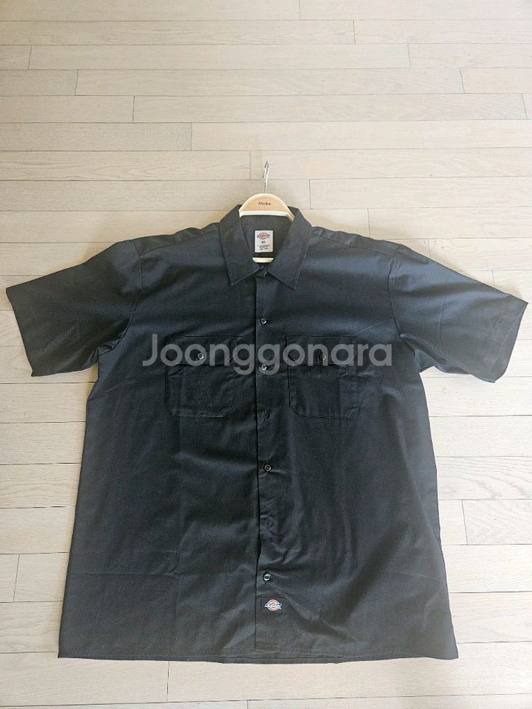디키즈 검정 반팔 셔츠 XL 새상품--0