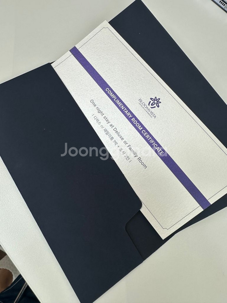 블룸비스타 호텔 숙박권 판매합니다--1