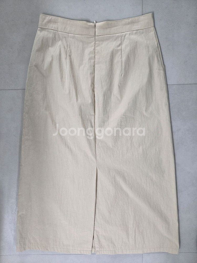 모아빈 wash cool skirt / h라인 스커트--3