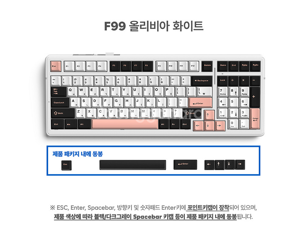 AULA 독거미 한글 오테뮤 저소음 피치축 f99--0