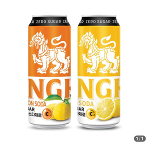 [싱하] 레몬 유자소다 제로 330ml x 24캔