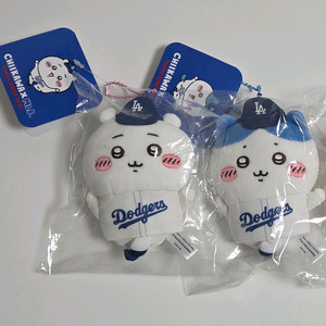 치이카와 MLB 다저스 야구 하치와레 마스코트 인형