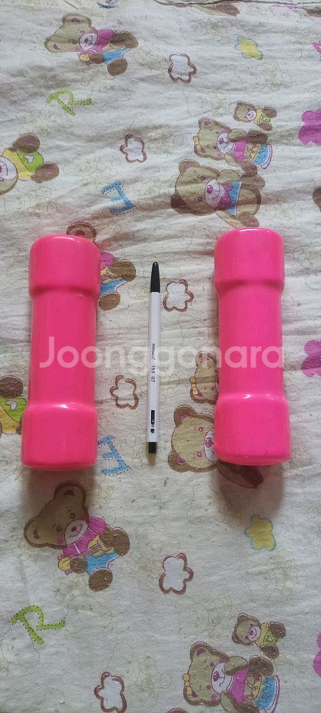 덤벨 2kg 핑크 아령 (2개 일괄) dumbell--0