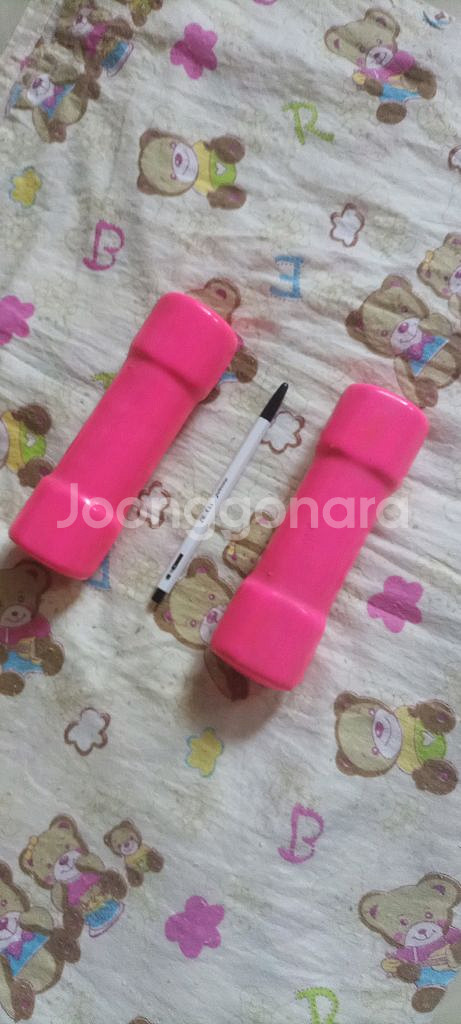 덤벨 2kg 핑크 아령 (2개 일괄) dumbell--3