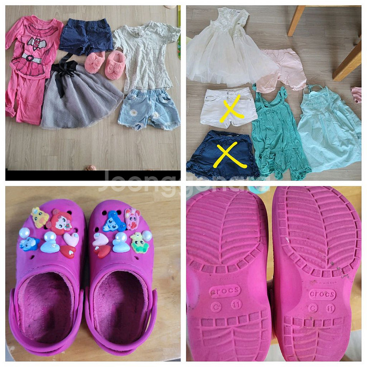 여아옷일괄 퍼코트외일괄 4세5세6세7세110-120--3