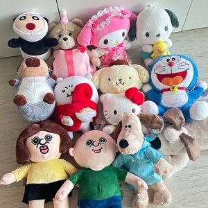 산리오 짱구 빵빵이 키티 폼폼푸린 그로밋 인형 포차코