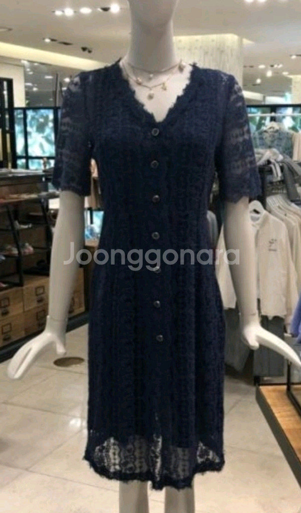 [DEWL] 듀엘 레이스 원피스 66사이즈--0