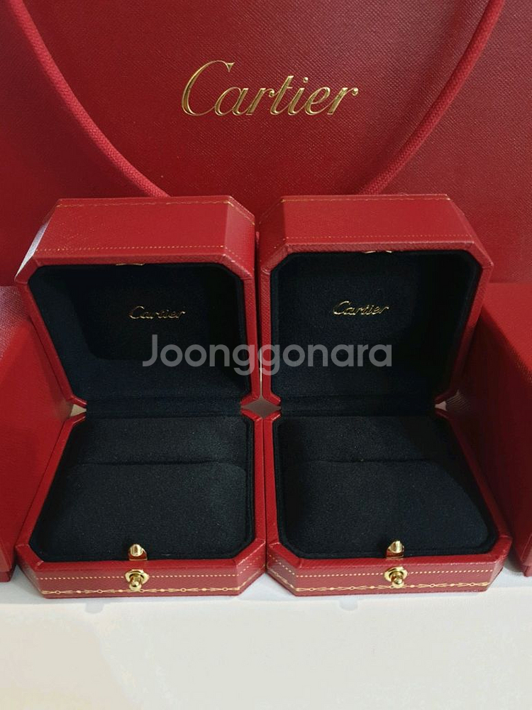 까르띠에 정품 팔찌 케이스, 반지 케이스--0