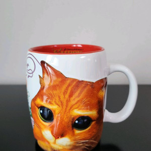 (새제품) 유니버셜스튜디오 슈렉 장화신은고양이 머그컵