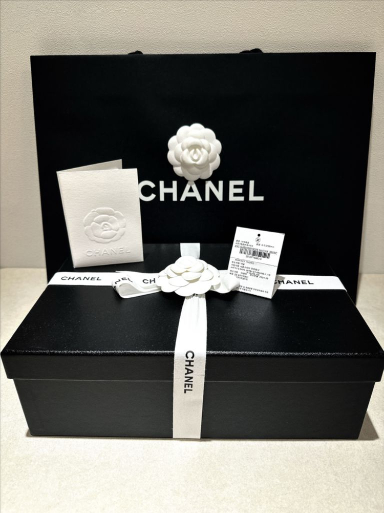 [정가이하-미사용새상품] 샤넬 25C 신상 벨벳 슬리퍼(쪼리)--8