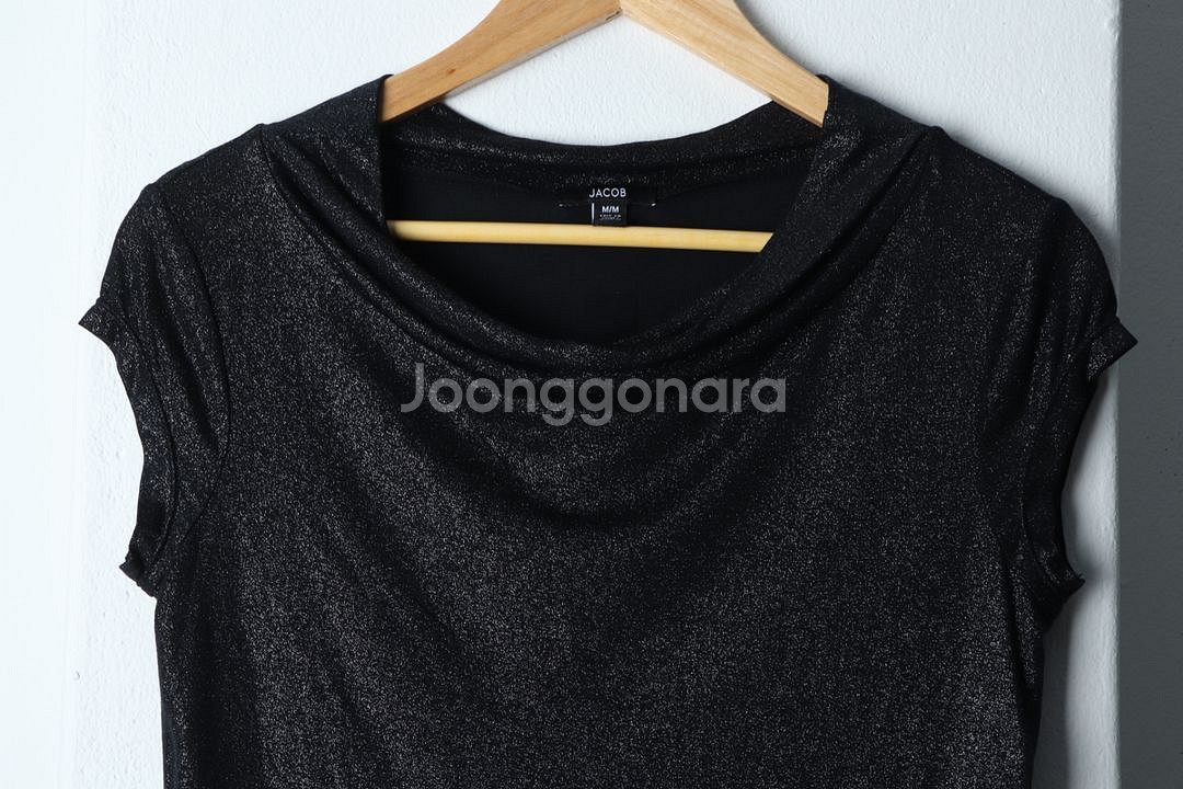 W(M) 브랜드빈티지 반팔 티셔츠 제이콥 민소매 블랙--5