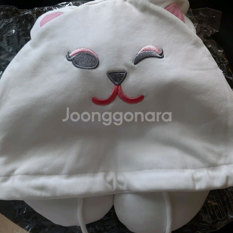 (새상품)에뛰드 슈가 후드 목쿠션--0