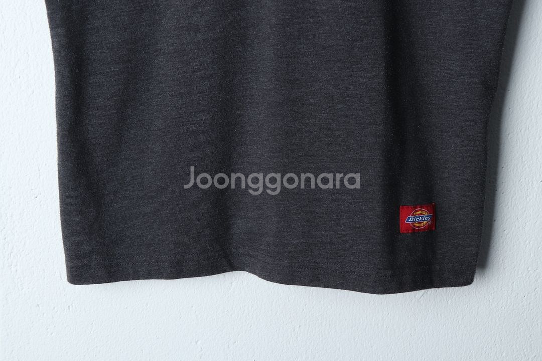 W(XS) 디키즈 반팔 티셔츠 로고 그레이 올드스쿨--2