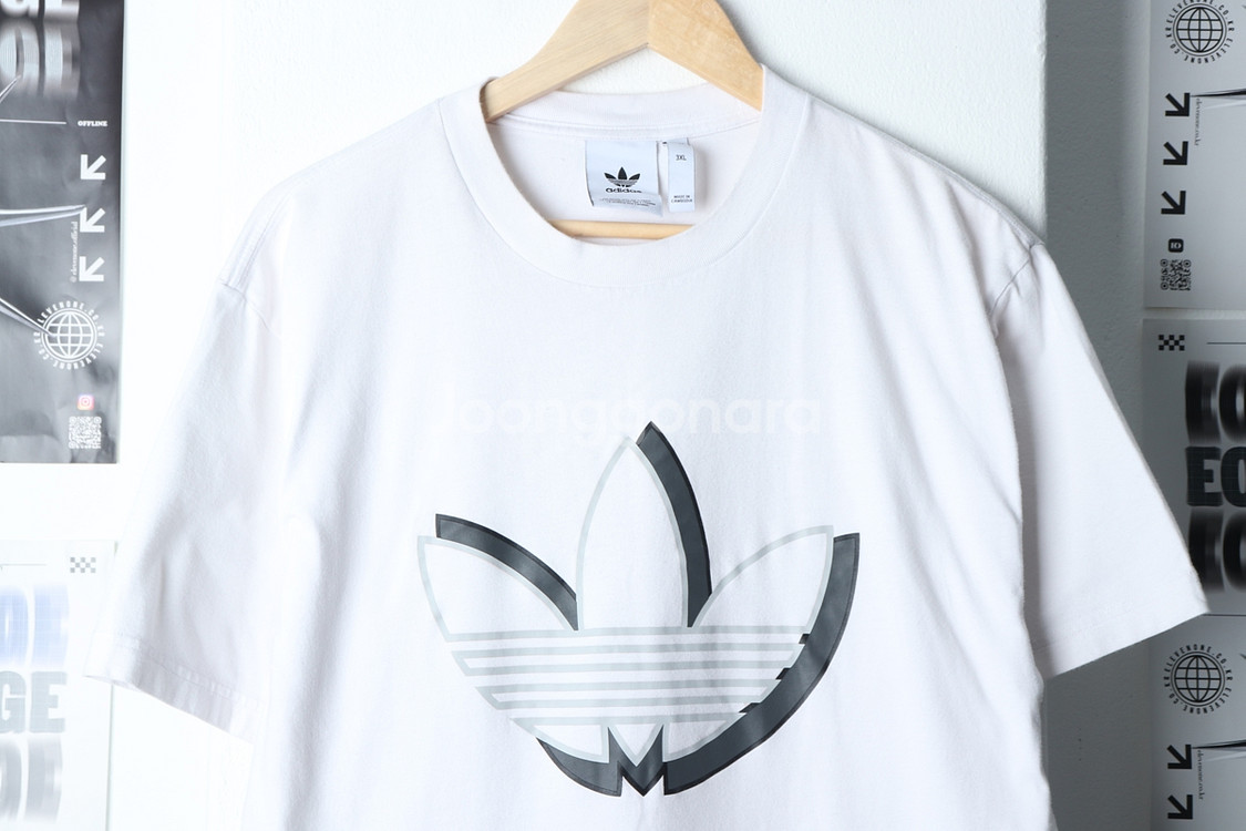 W(3XL) 아디다스 반팔 티셔츠 빅사이즈 로고--0