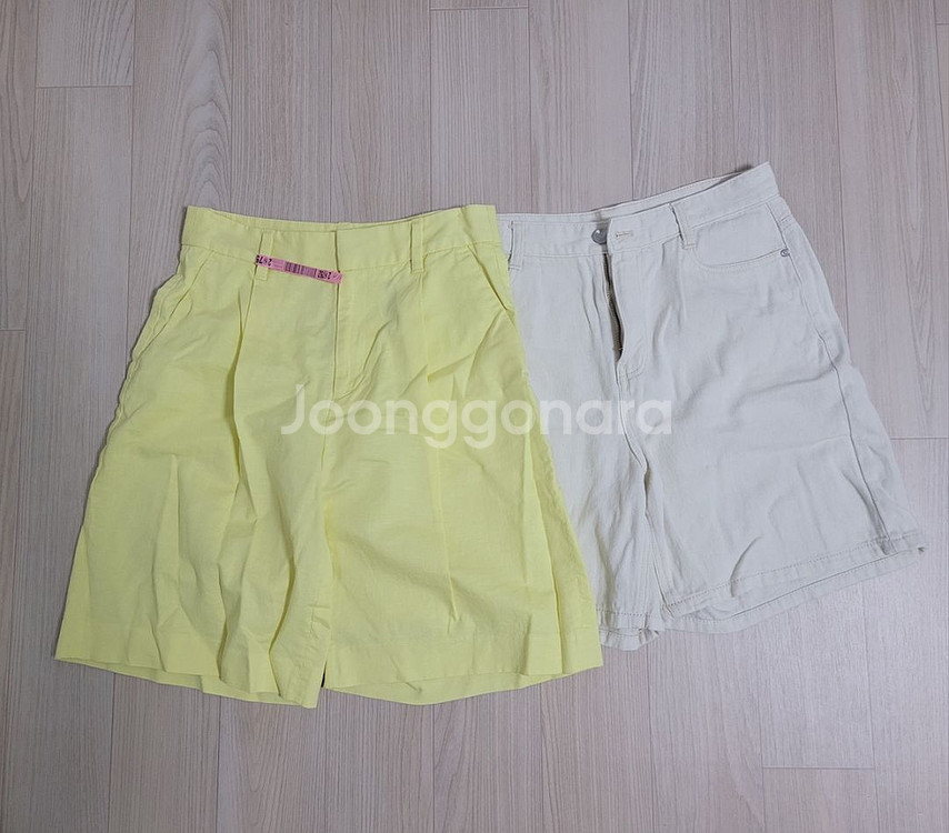 A급)여성 H&M,라삐아프 반바지 구66사이즈--0