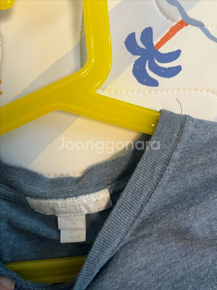 (정품)구찌, 버버리 키즈 반팔티 6y--2