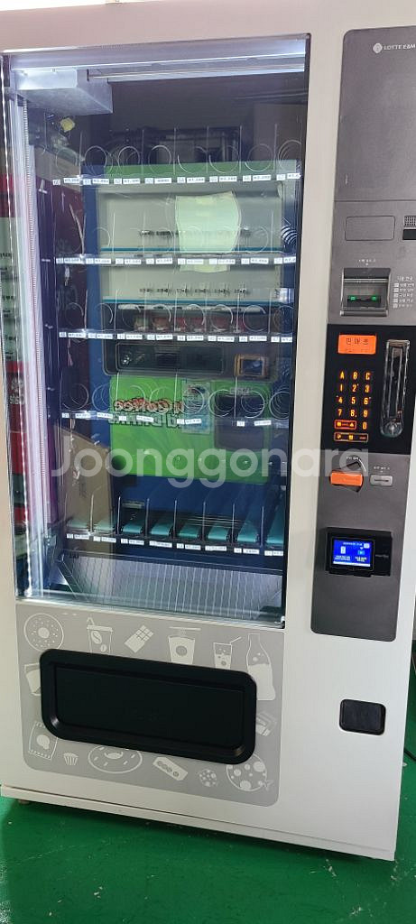 롯데기공롯데자판기LVM482SRL중고멀티자판기 판매.--5