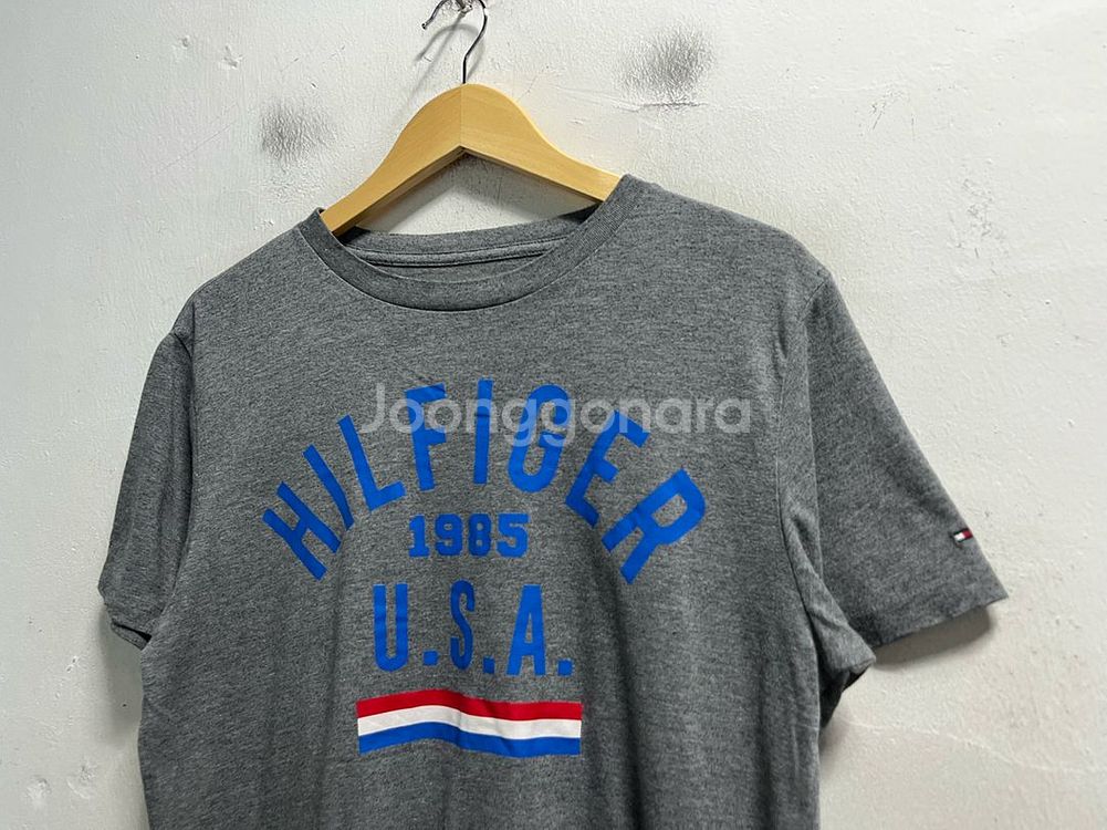 95-100 타미힐피거 빅로고 반팔티--1