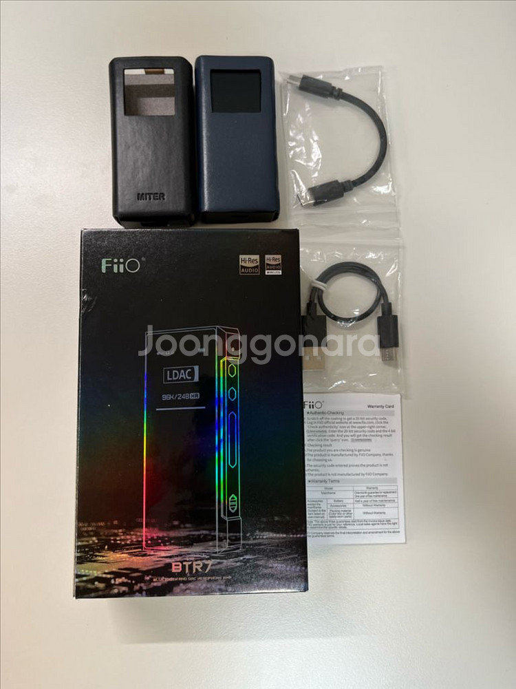 국내정발 fiio btr7 dac/amp+미테르케이스--0