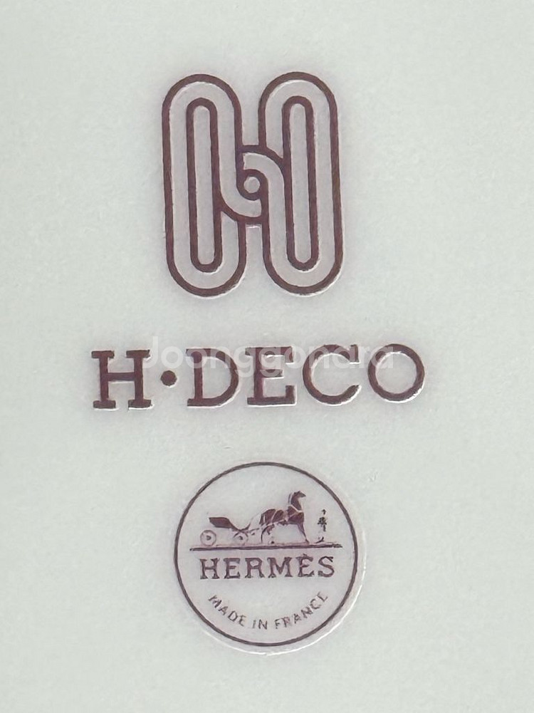에르메스 H Deco 접시--2