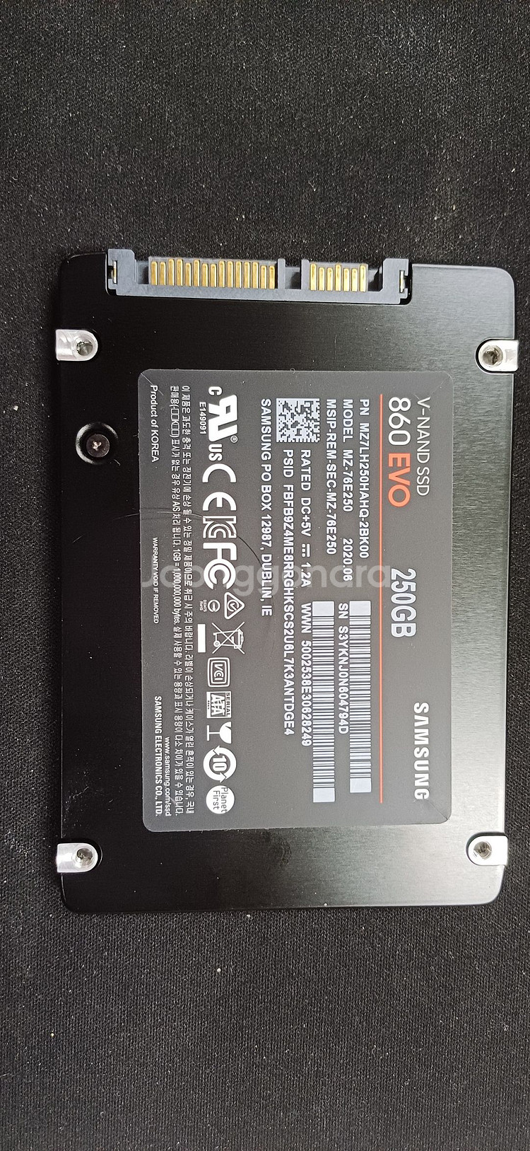 ssd 860 evo 삼성 250g--0