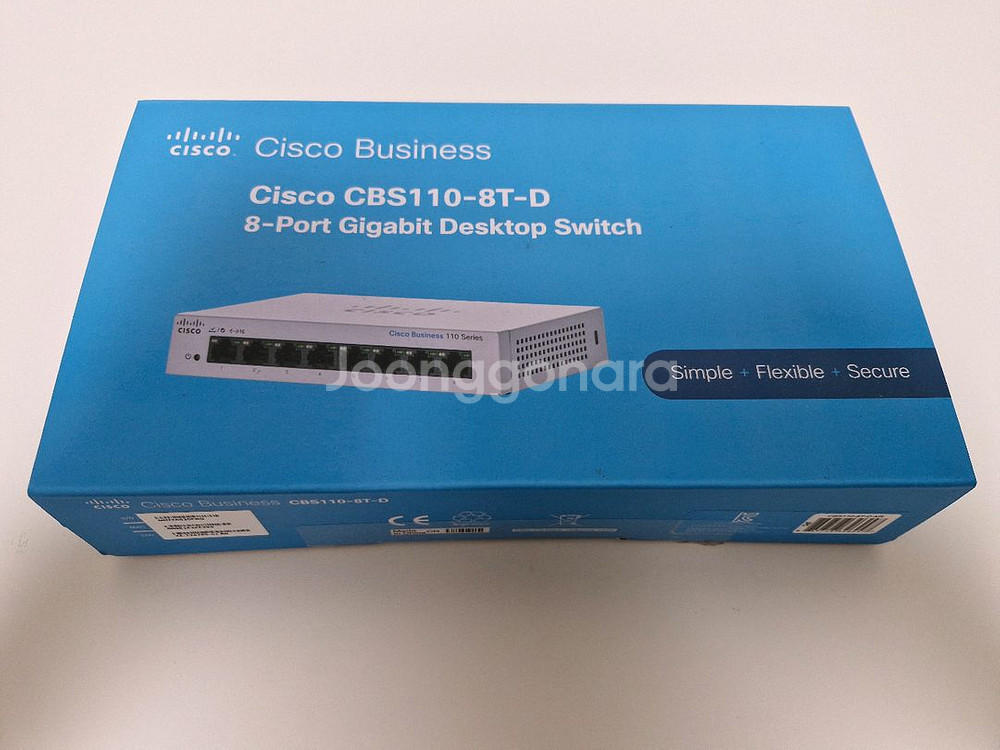 CISCO 시스코 CBS110-8T-D 스위치 풀박스--7