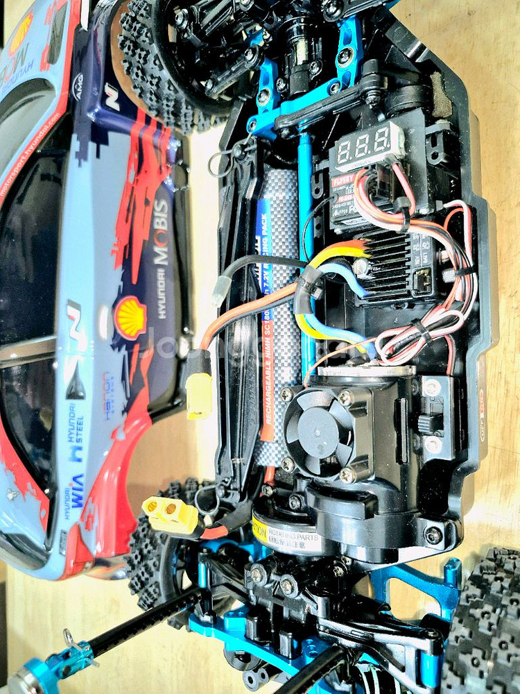 각종교신0타미야RC카TT02R메탈튜닝현대i30N알씨카셋--4