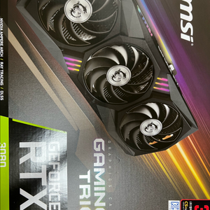 MSI RTX3080 X TRIO 게이밍 그래픽카드