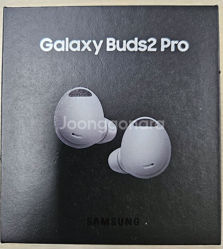 갤럭시 버즈2 프로 화이트 본체,왼쪽,오른쪽 이어버드--0