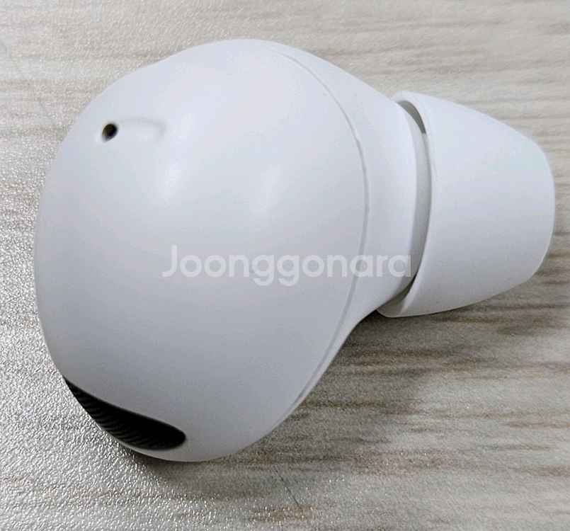 갤럭시 버즈2 프로 화이트 본체,왼쪽,오른쪽 이어버드--4