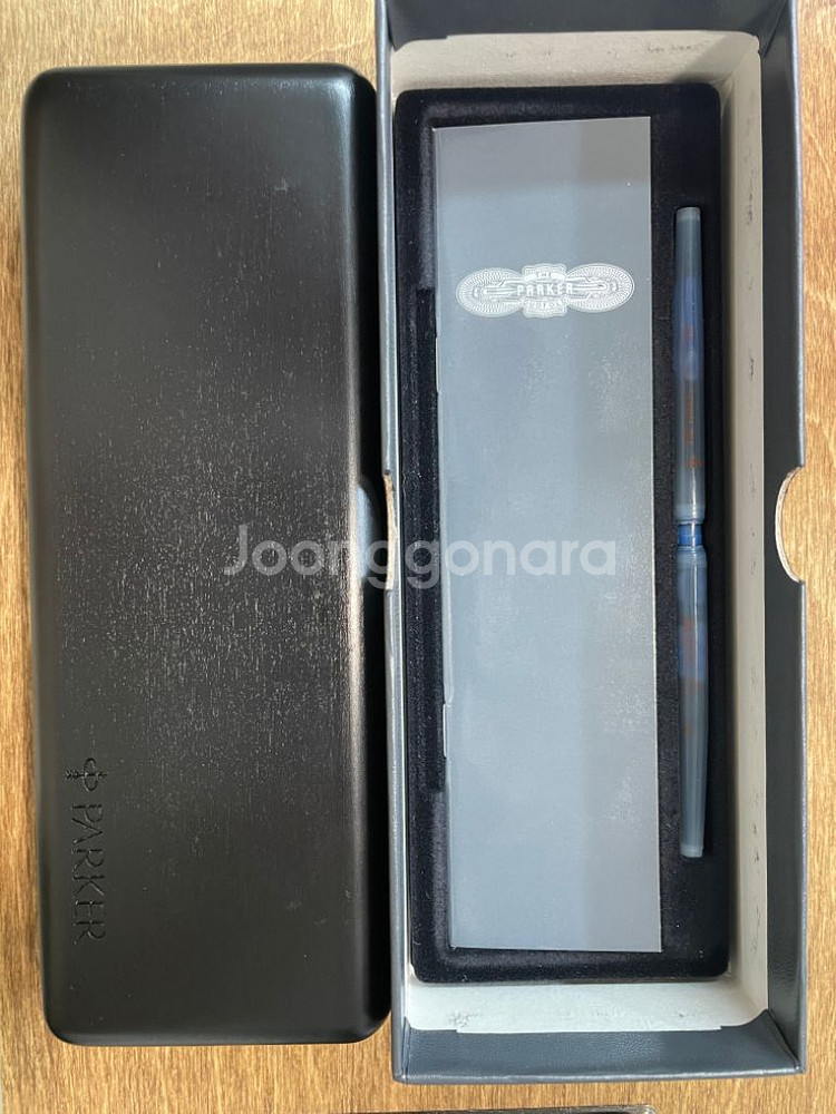 파카 만년필 듀오폴드 인터내셔널 1세대 오렌지 18K--1