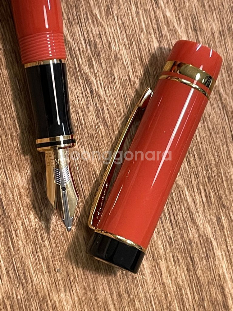 파카 만년필 듀오폴드 인터내셔널 1세대 오렌지 18K--6