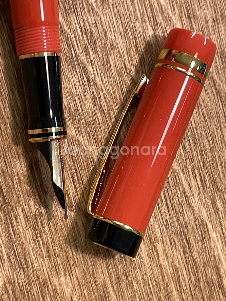 파카 만년필 듀오폴드 인터내셔널 1세대 오렌지 18K--7